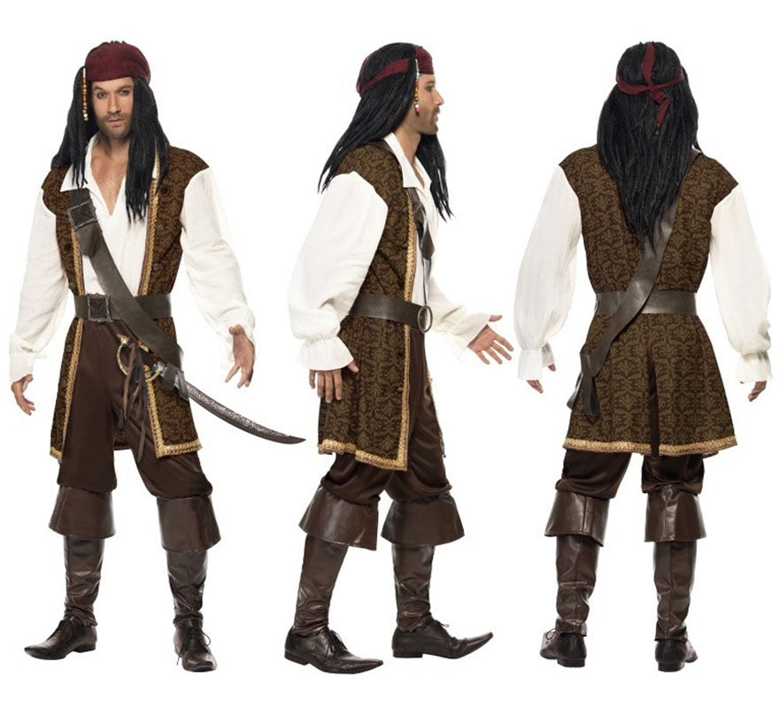 Translation missing: pt-PT.Disfraz de Pirata de Alta Mar talla M
