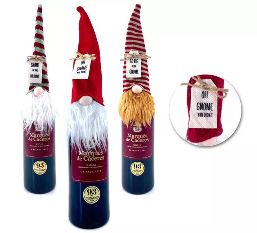 Translation missing: pt-PT.Funda de Duende de Navidad para Botella de 30 cm en modelos surtidos