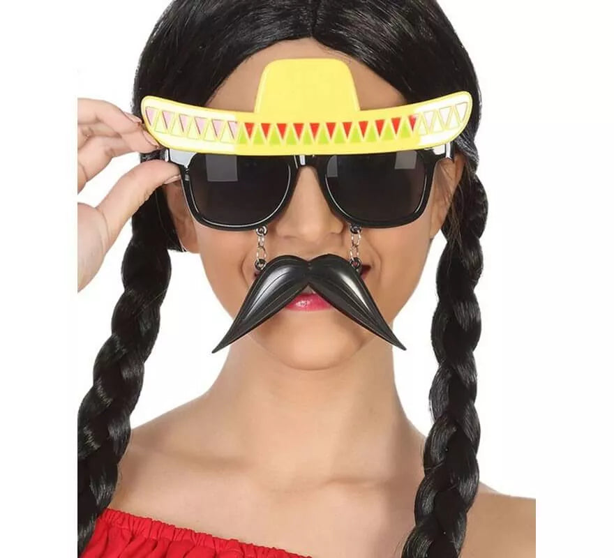 Translation missing: pt-PT.Gafas con Bigote y Gorro Mexicano