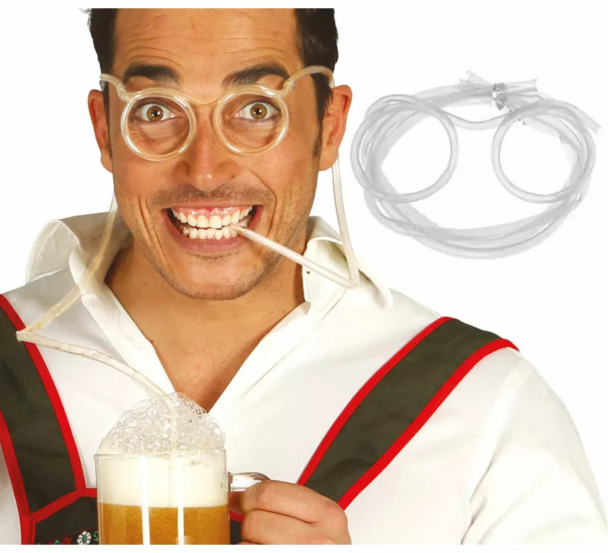 Translation missing: pt-PT.Gafas con manguera para Cerveza Party adulto