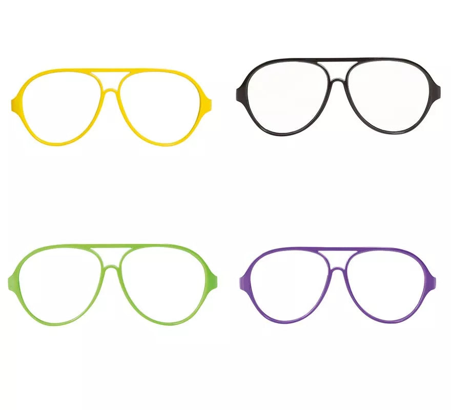 Translation missing: pt-PT.Gafas de Aviador sin cristal en colores surtidos
