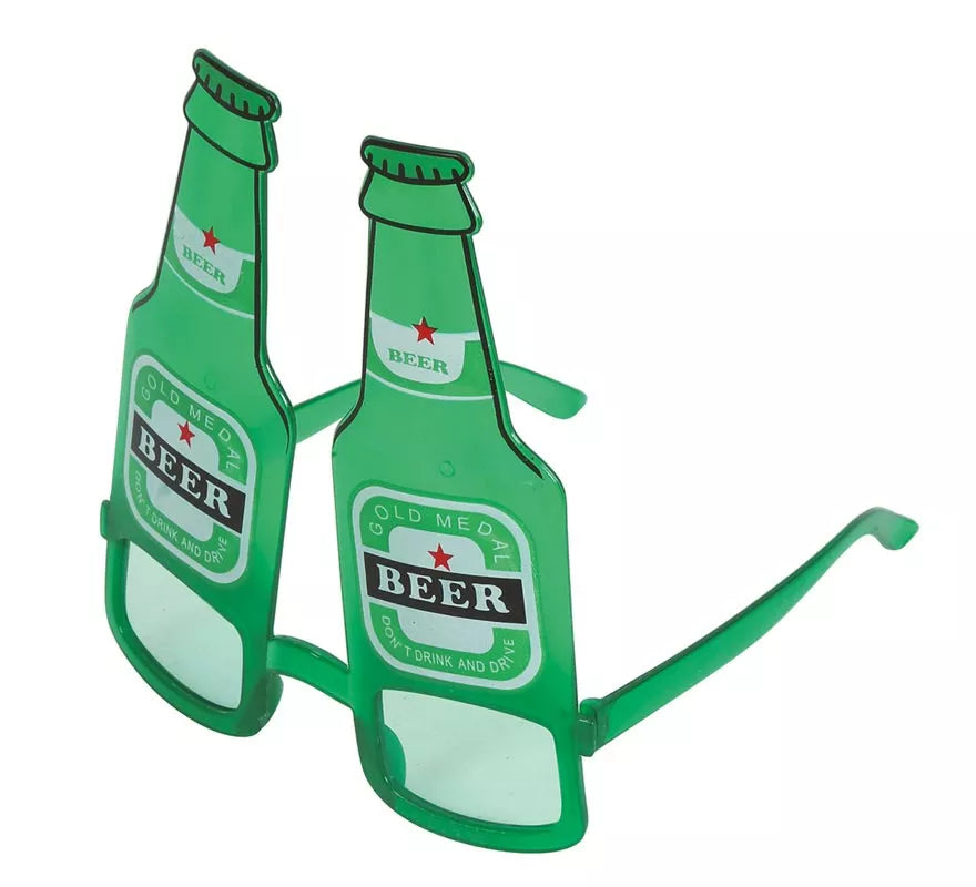 Gafas de Botellas de Cerveza Verde