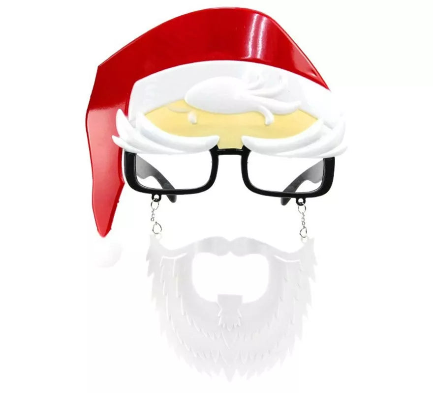 Translation missing: pt-PT.Gafas de Papá Noel con Barba y Gorro
