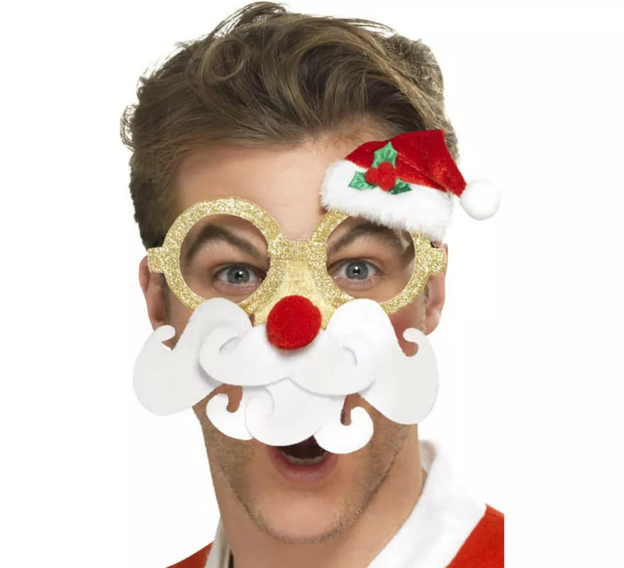 Translation missing: pt-PT.Gafas de Santa Claus para Navidad