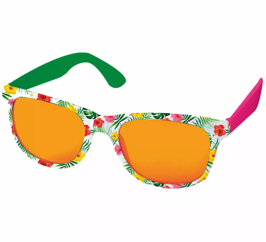 Translation missing: pt-PT.Gafas Exóticas Tropicales naranja adulto