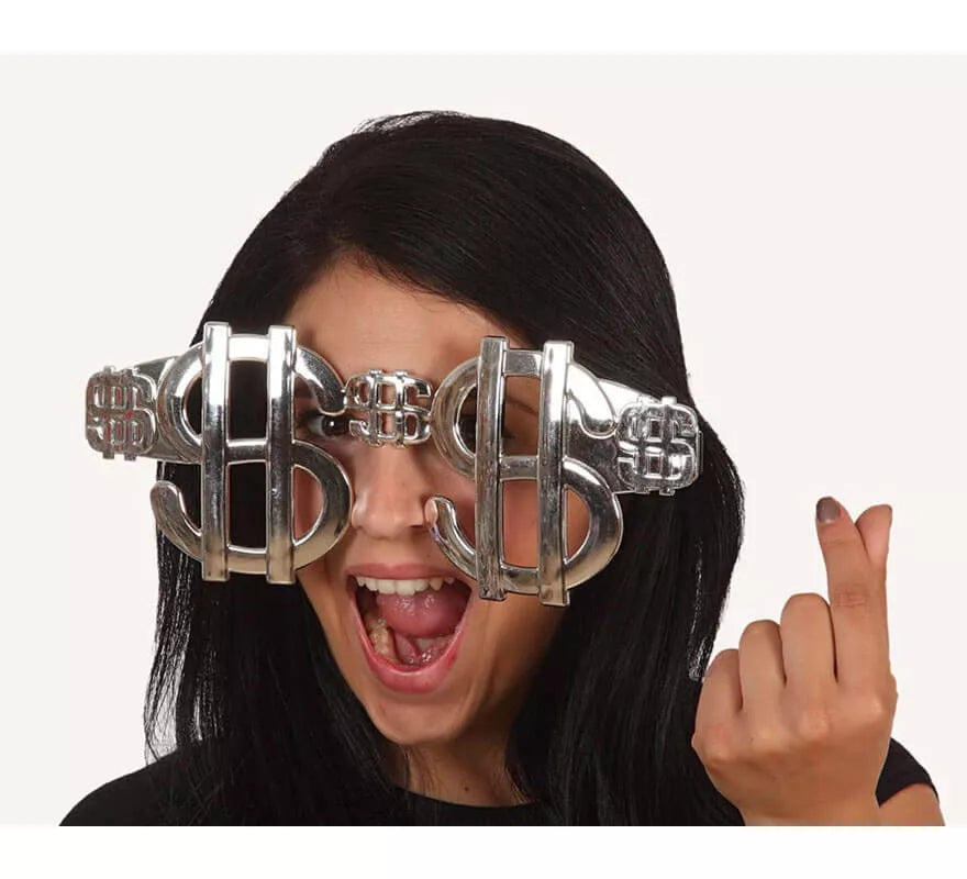 Translation missing: pt-PT.Gafas gigantes con el símbolor del Dolar
