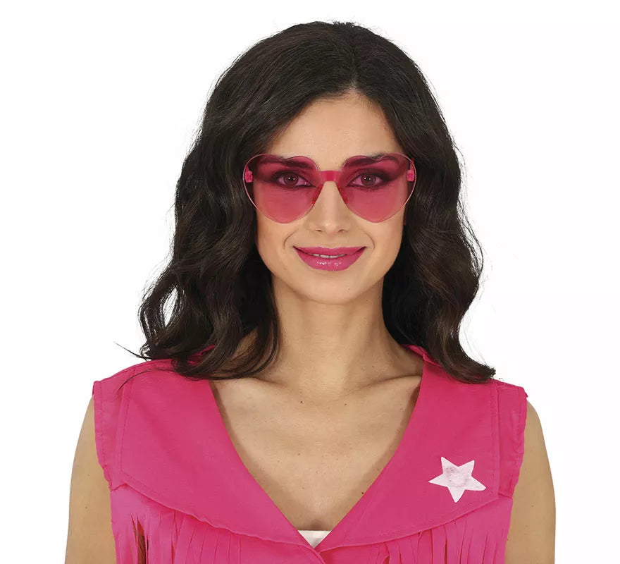 Translation missing: pt-PT.Gafas Transparentes de Corazón rosa