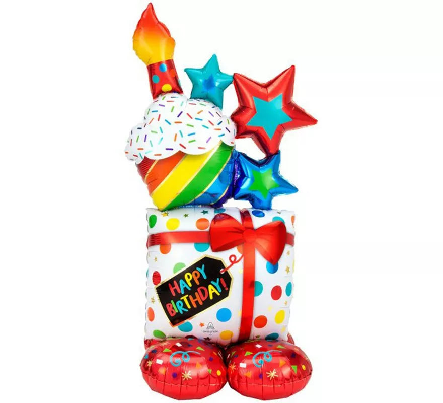 Translation missing: pt-PT.Globo Foil Gigante Airloonz Regalos Happy Birthday 71X139 cm