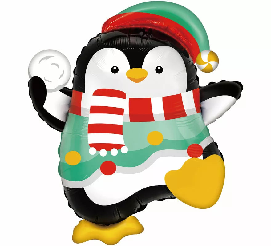 Translation missing: pt-PT.Globo Foil Pingüino 60x65 cm