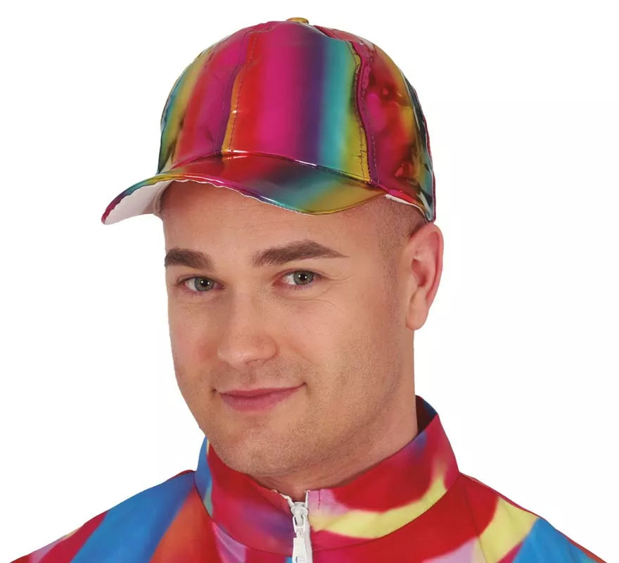 Translation missing: pt-PT.Gorra Metalizada multicolor adulto