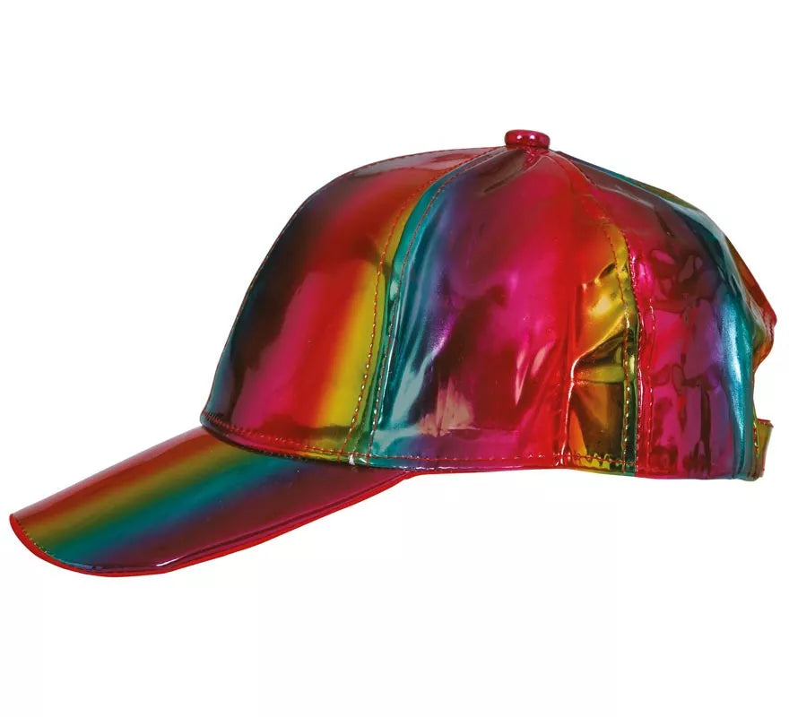 Translation missing: pt-PT.Gorra Metalizada multicolor adulto