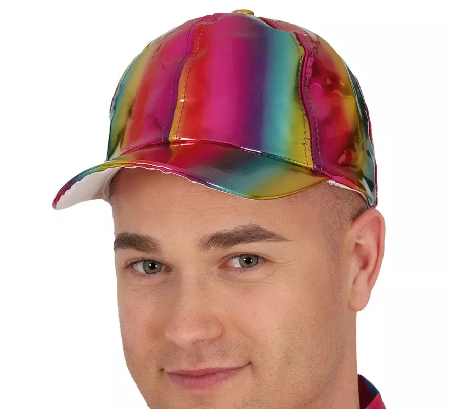 Translation missing: pt-PT.Gorra Metalizada multicolor adulto