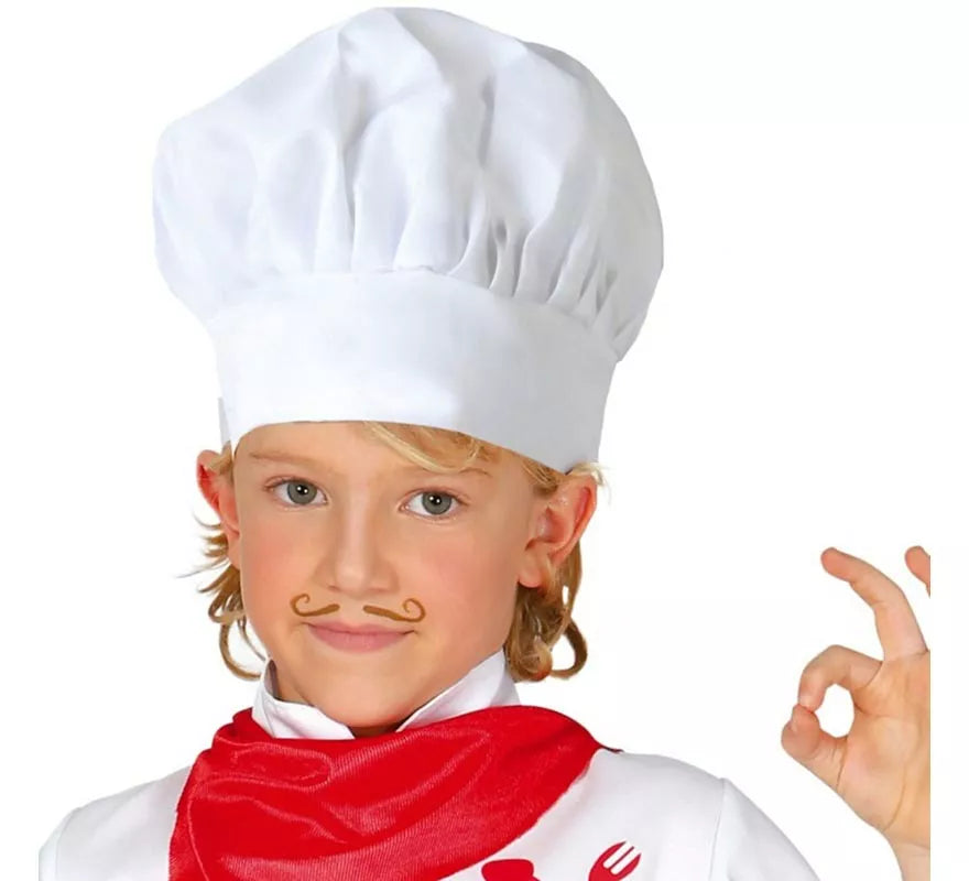 Translation missing: pt-PT.Gorro Cocinero Blanco de Tela