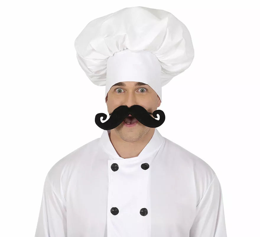 Translation missing: pt-PT.Gorro de Chef blanco grande adulto