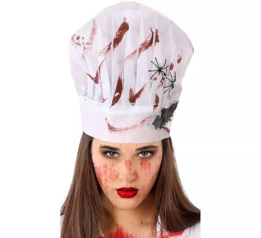 Translation missing: pt-PT.Gorro de Cocinero con Sangre de 11x11 cm