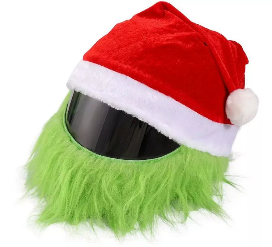 Translation missing: pt-PT.Gorro de Duende Gruñón de Navidad para Cascos de Moto integrales