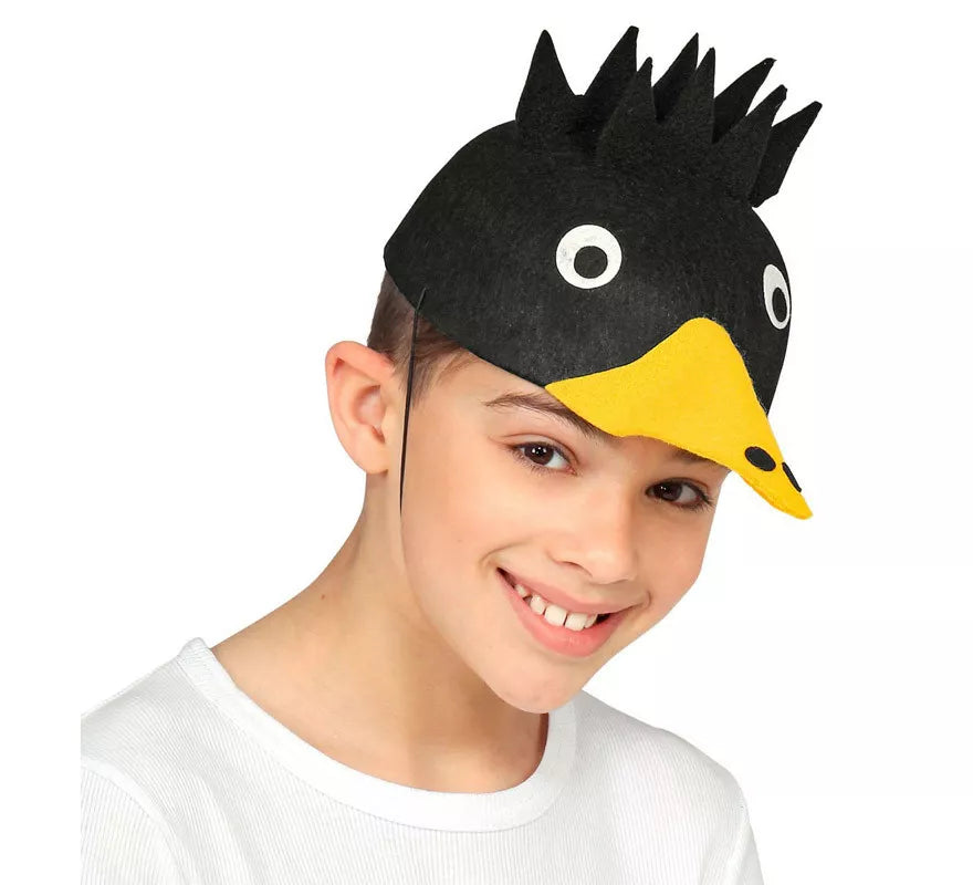 Translation missing: pt-PT.Gorro de Pingüino de Fieltro para niños