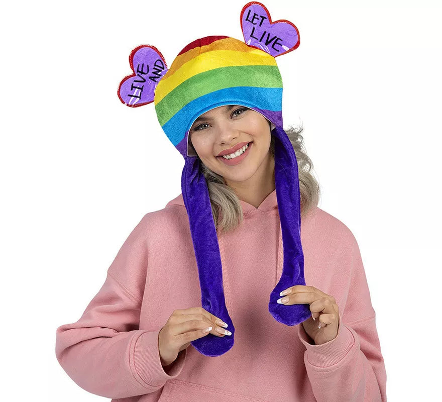 Translation missing: pt-PT.Gorro Orejas Arcoíris con movimiento