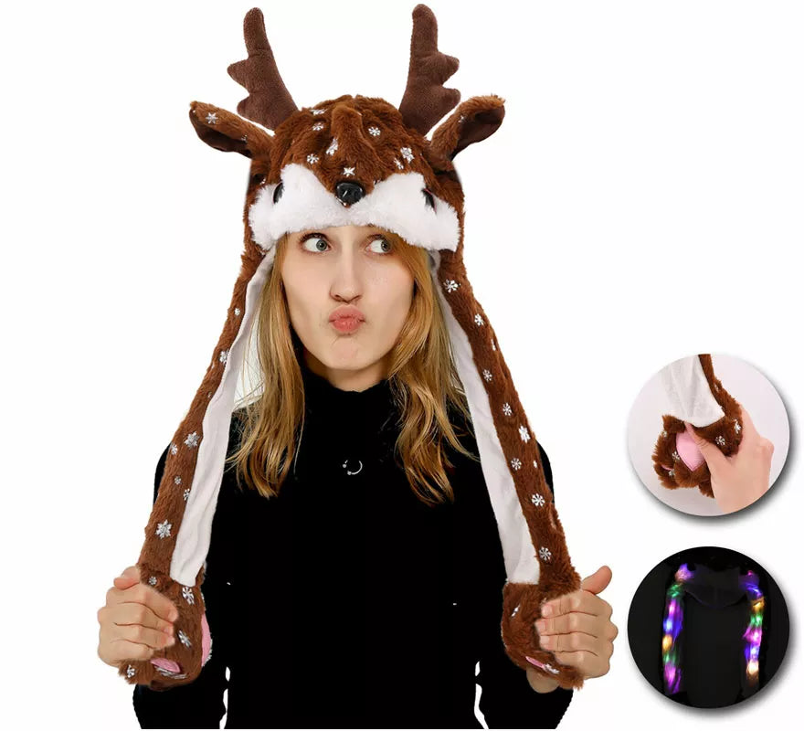 Translation missing: pt-PT.Gorro Orejas Reno con Movimiento con luz