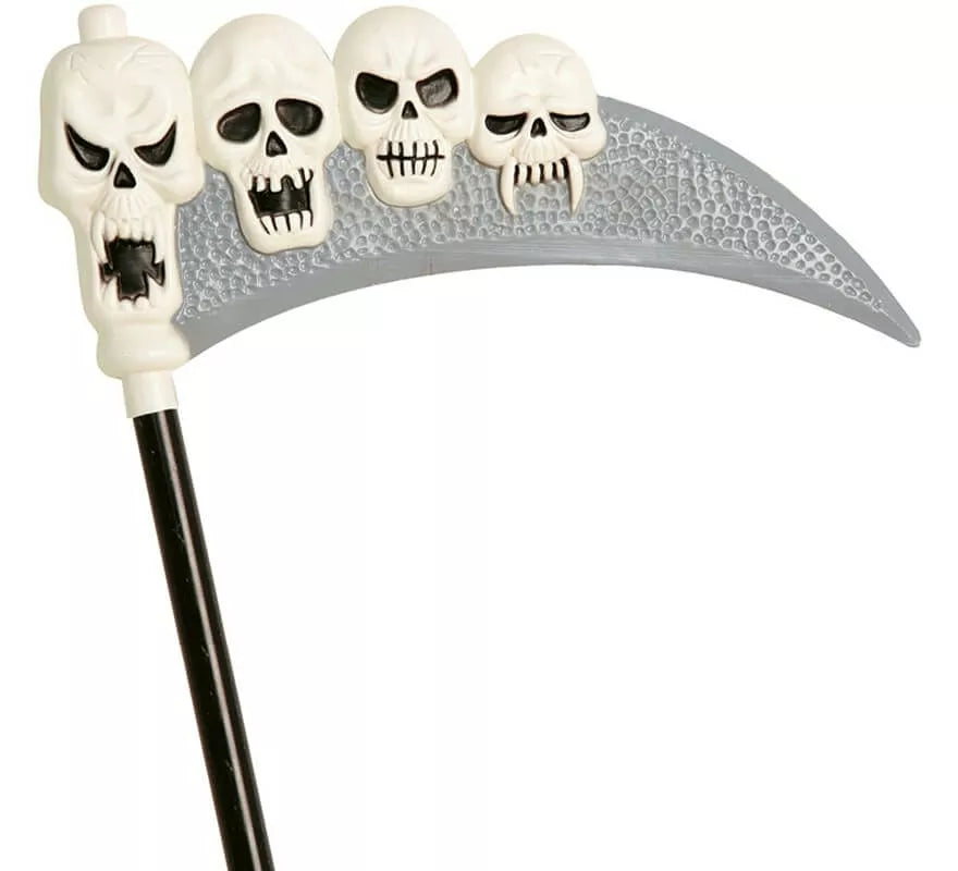 Translation missing: pt-PT.Guadaña con calaveras de 120 cm
