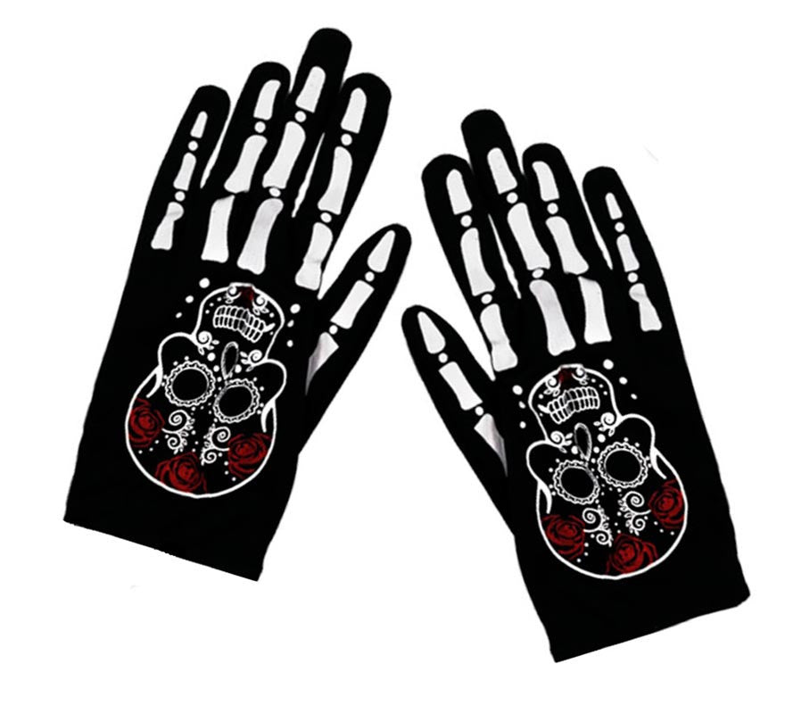 Translation missing: pt-PT.Guantes Cortos Catrina negros