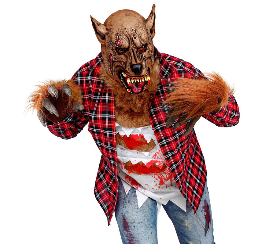 Translation missing: pt-PT.Guantes de Manos de Hombre Lobo con Pelo