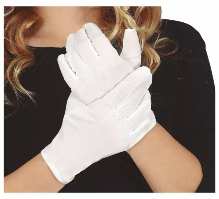 Translation missing: pt-PT.Guantes infantiles blancos