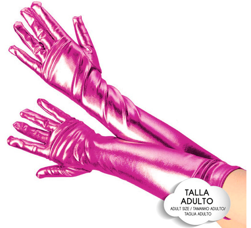 Translation missing: pt-PT.Guantes Largos Metalizados para adultos en varios colores