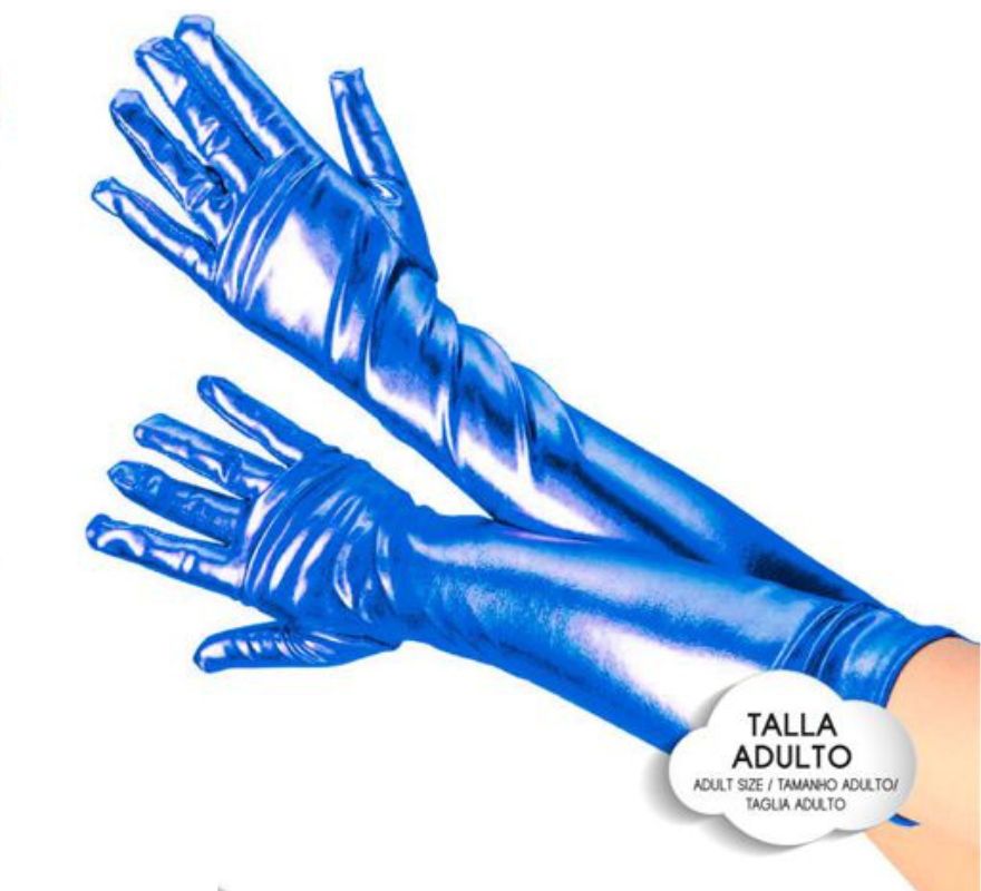 Translation missing: pt-PT.Guantes Largos Metalizados para adultos en varios colores