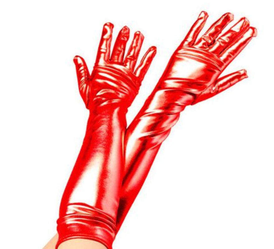 Translation missing: pt-PT.Guantes Largos Metalizados para adultos en varios colores
