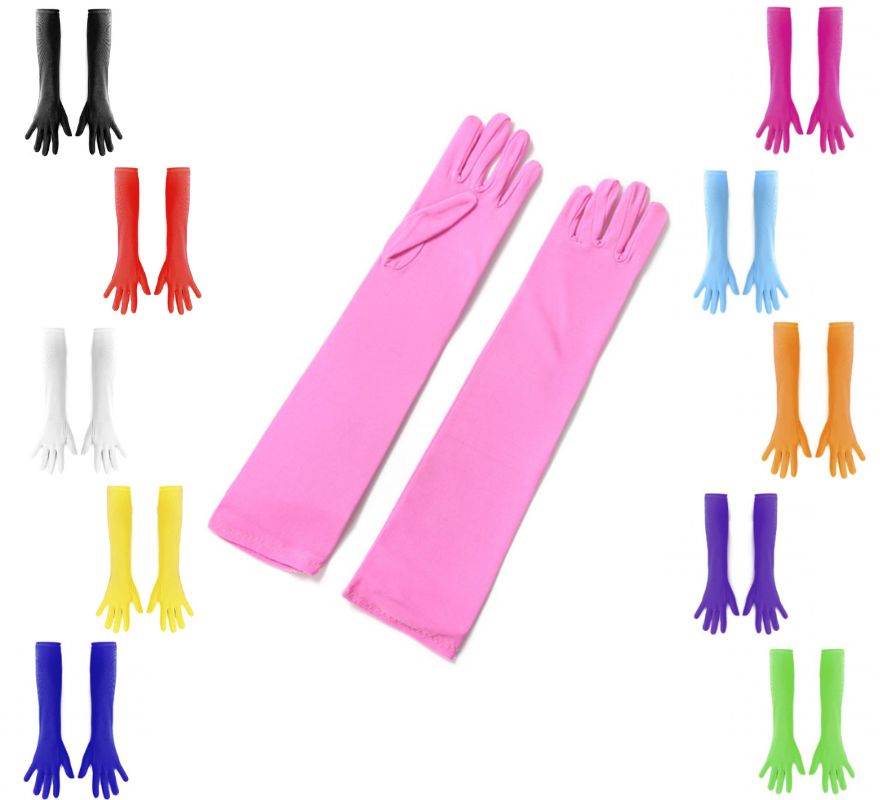 Translation missing: pt-PT.Guantes Largos para adultos de 40 cm en varios colores