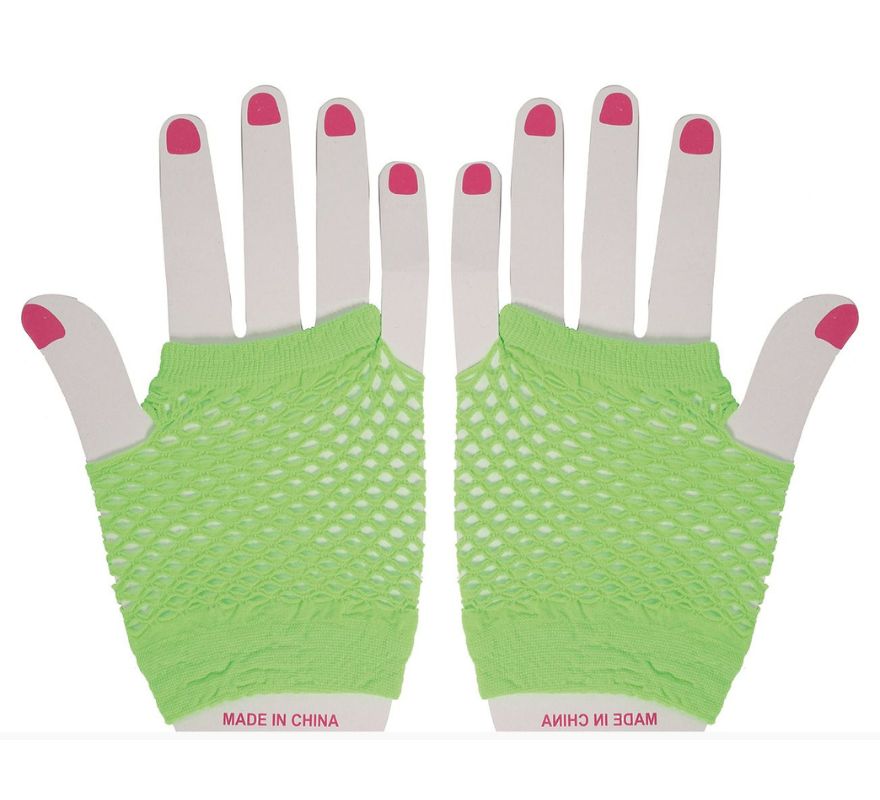 Translation missing: pt-PT.Guantes Malla en varios colores Neón de 11 cm