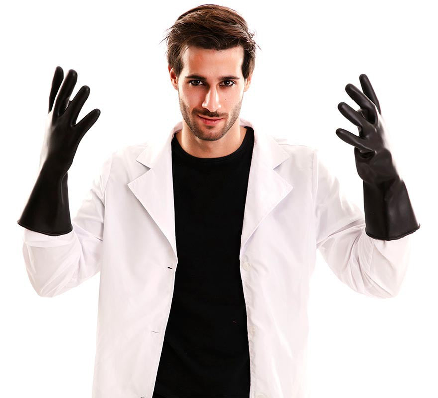 Translation missing: pt-PT.Guantes Negros Pvc de 33,5X14 cm