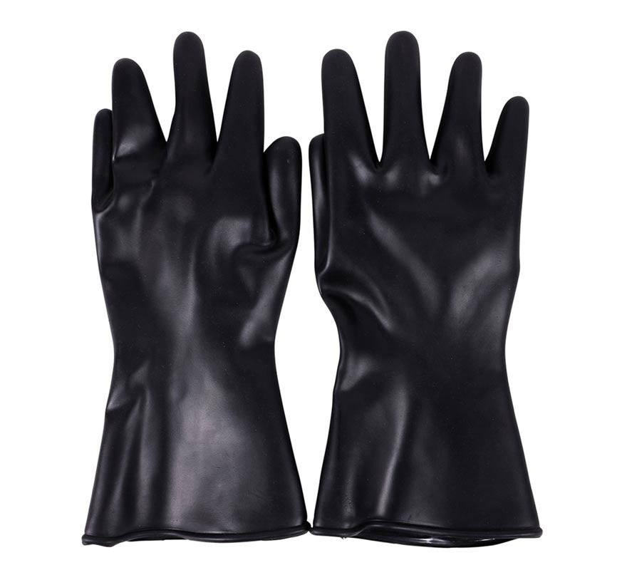 Translation missing: pt-PT.Guantes Negros Pvc de 33,5X14 cm
