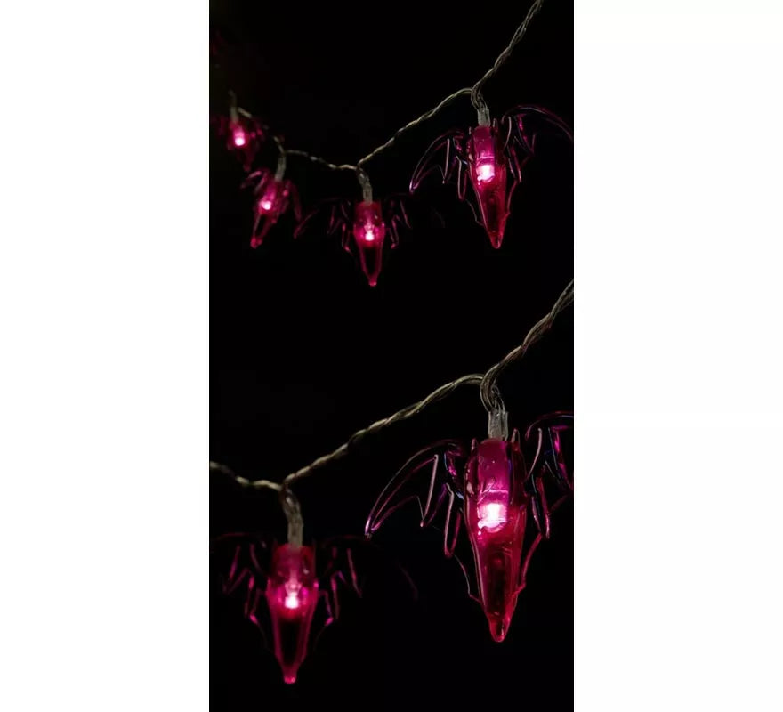 Translation missing: pt-PT.Guirnalda de 10 Murciélagos iluminación LED de 150 cm