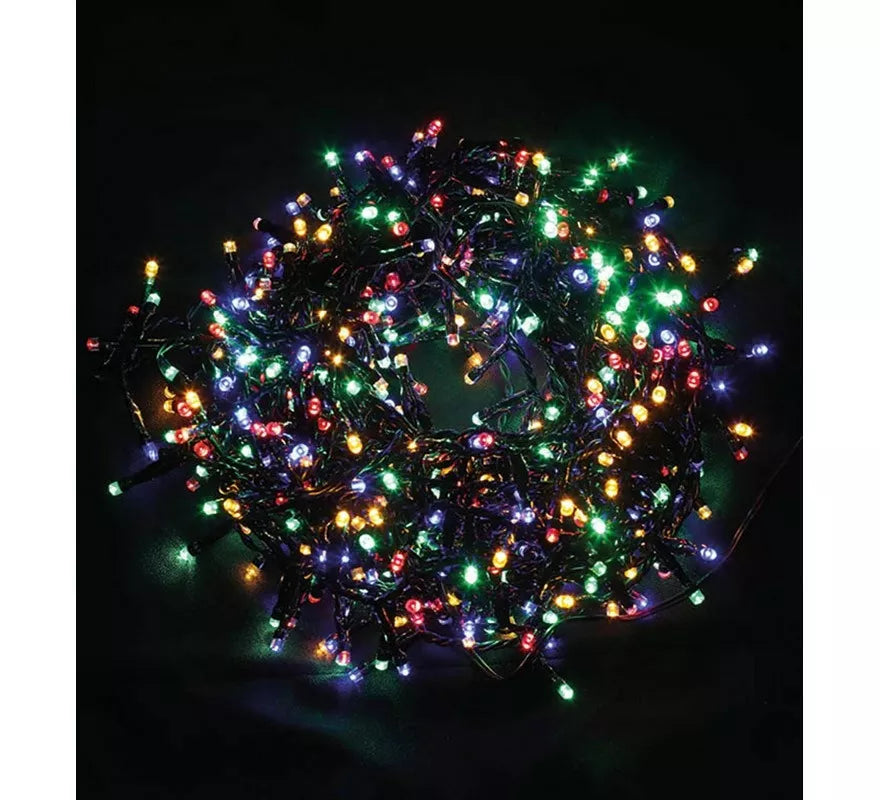 Translation missing: pt-PT.Guirnalda de 50 Led Multicolor Multifunción para Exterior