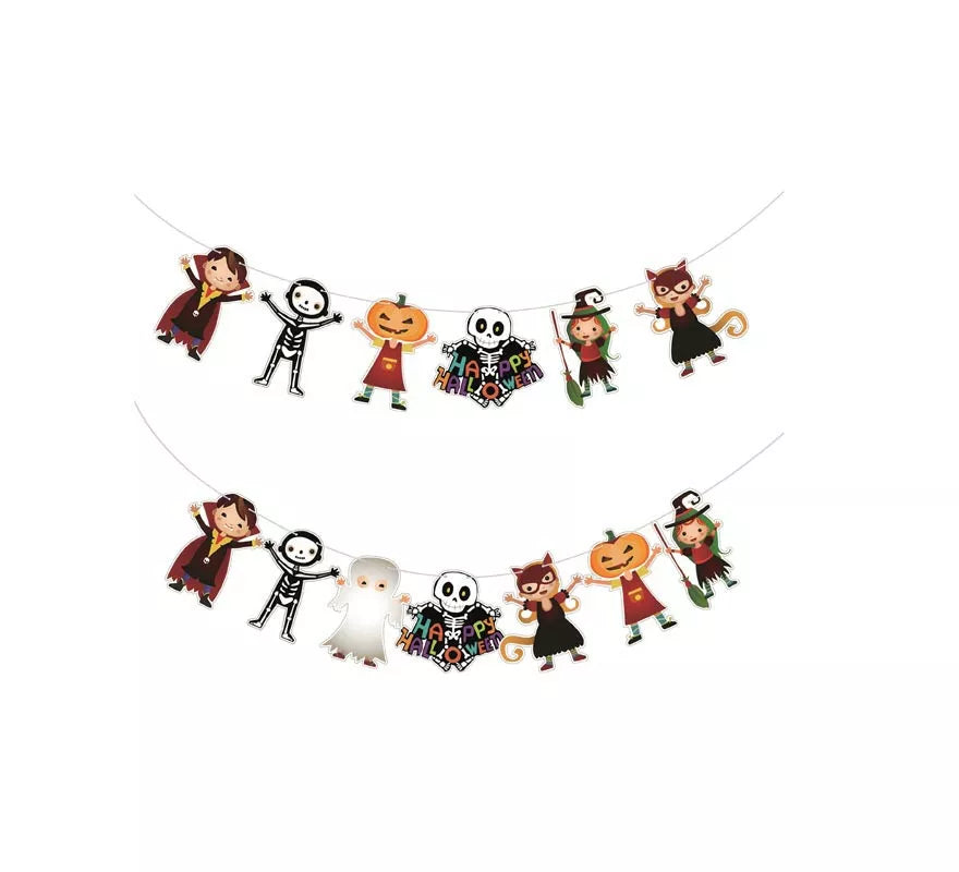 Translation missing: pt-PT.Guirnalda de Caricaturas Halloween de 3 m