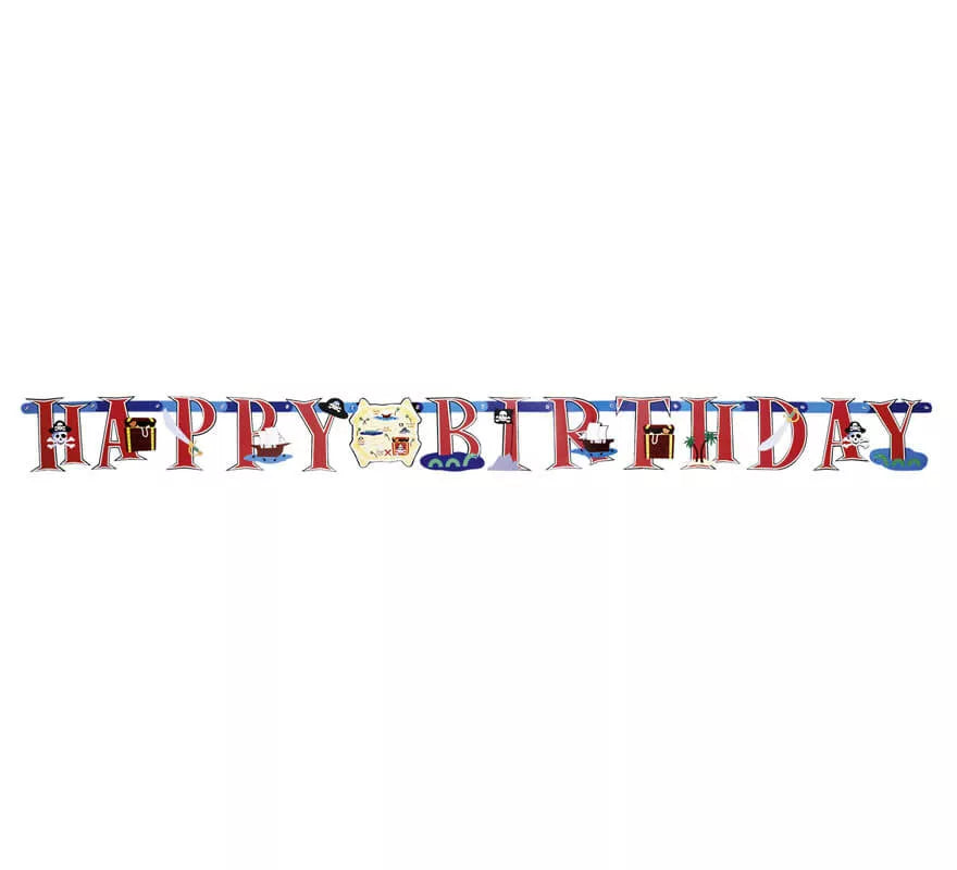 Translation missing: pt-PT.Guirnalda de Happy Birthday del Tesoro Pirata