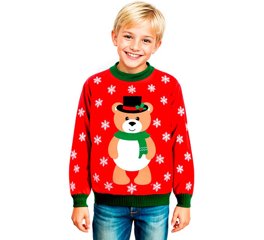Translation missing: pt-PT.Jersey Navideño Osito para niños