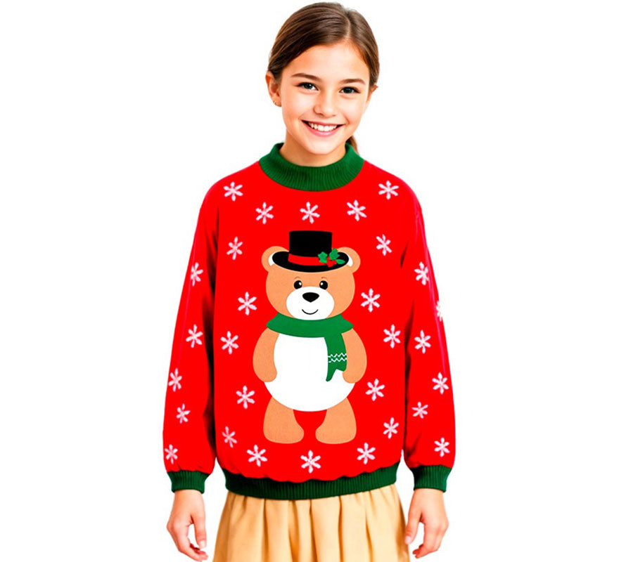 Translation missing: pt-PT.Jersey Navideño Osito para niños