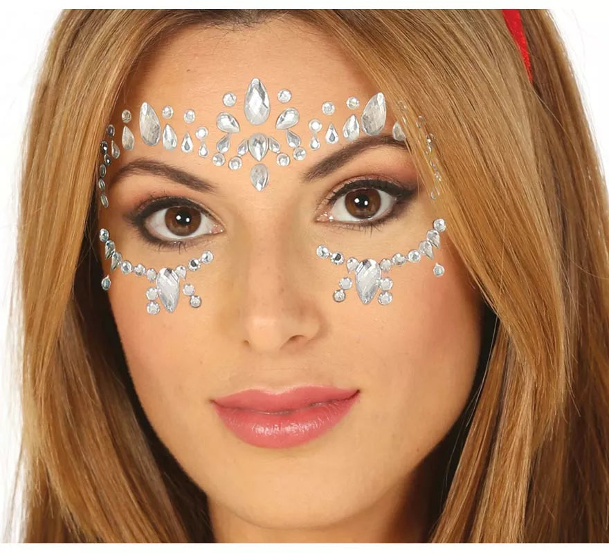 Translation missing: pt-PT.Joyas Faciales Adhesivas Plateadas