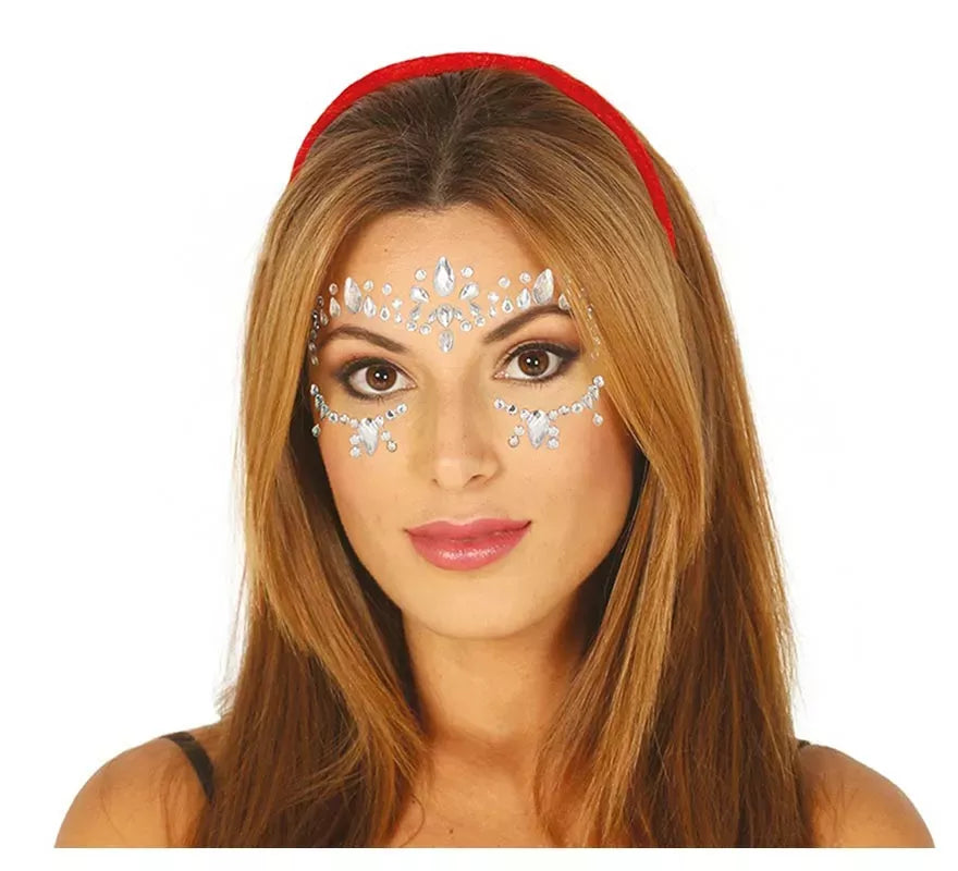 Translation missing: pt-PT.Joyas Faciales Adhesivas Plateadas