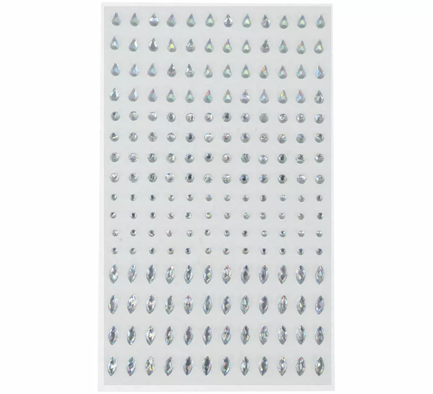 Translation missing: pt-PT.Joyas Faciales brillantes surtidas de 10x20 cm adulto