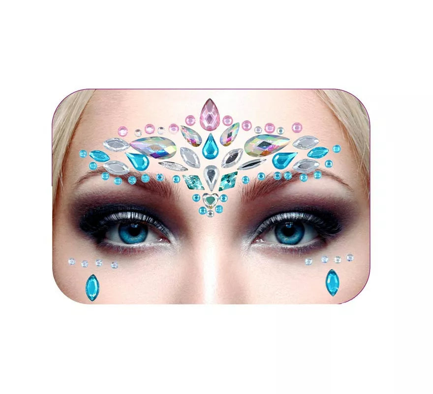 Translation missing: pt-PT.Joyas Faciales gotas azul y lila brillantes