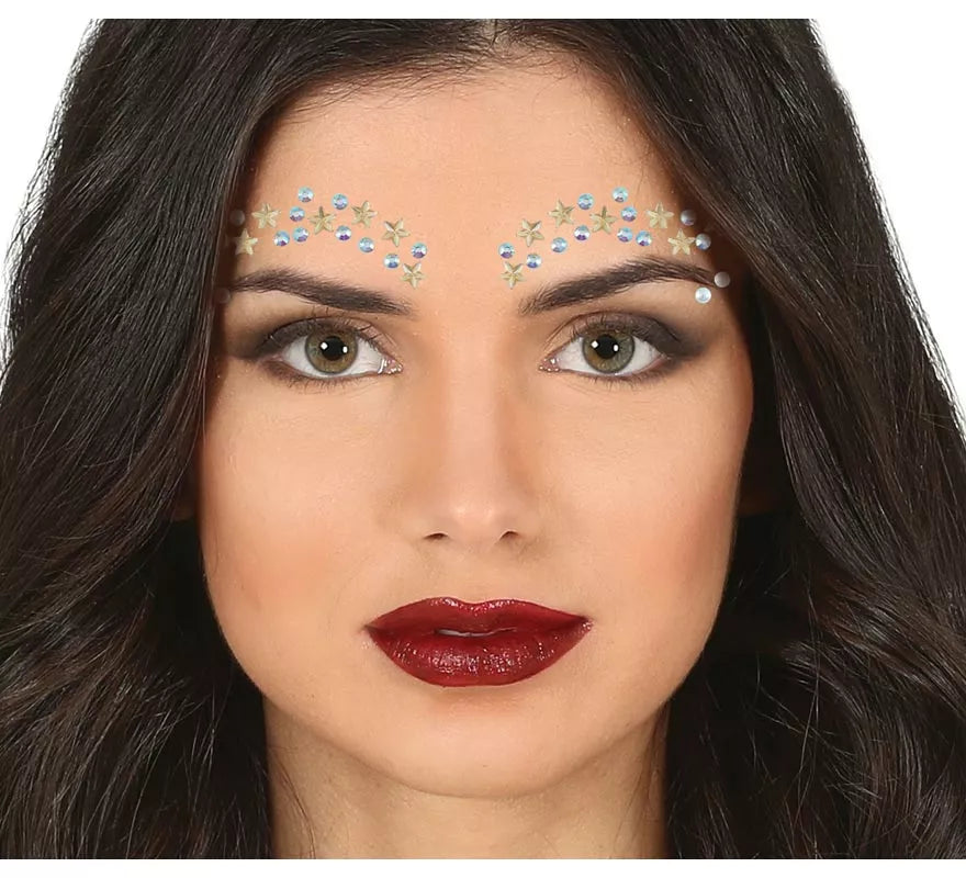 Translation missing: pt-PT.Joyas Faciales Pestañas y Cejas Estrellas doradas