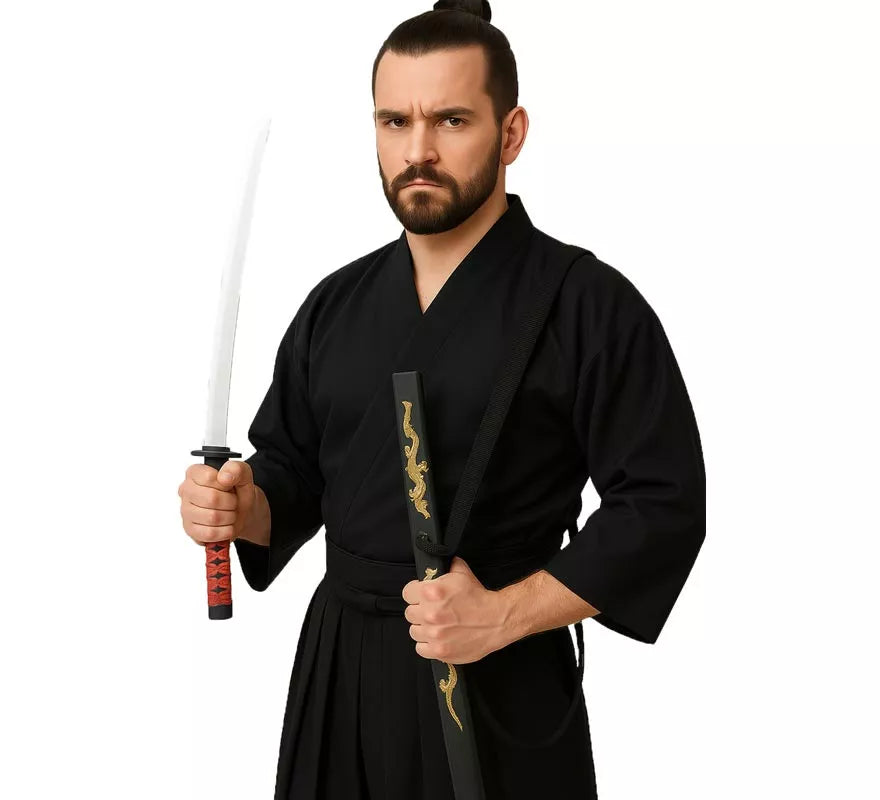 Translation missing: pt-PT.Katana con Funda de 60 cm de Plástico de Juguete