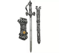 Kit Caballero Medieval: Espada de 65 cm y Guantelete