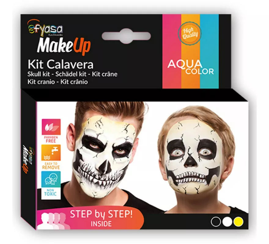 Translation missing: pt-PT.Kit Calavera de 3 Colores al Agua de 3X2 gr