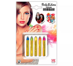 Kit com 5 Barras Coloridas Brilhantes de 11 ml