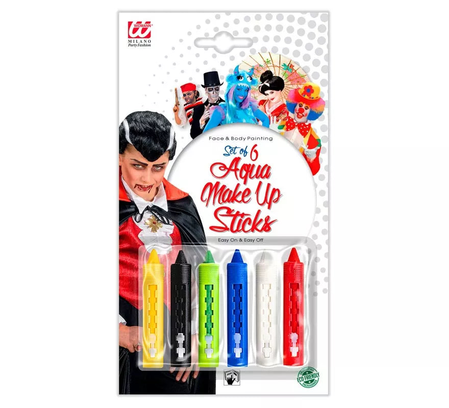 Translation missing: pt-PT.Kit de 6 Barras Maquillaje al Agua con Dispensador 18 ml